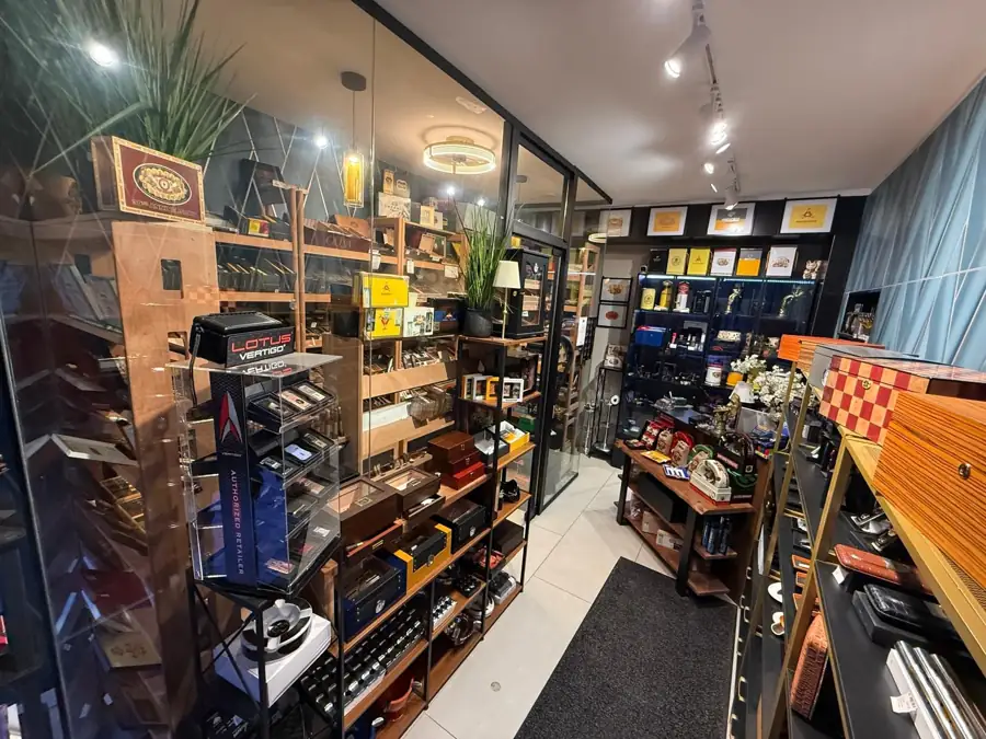 Inside Forest Hill Cigars at 400 Spadina Road